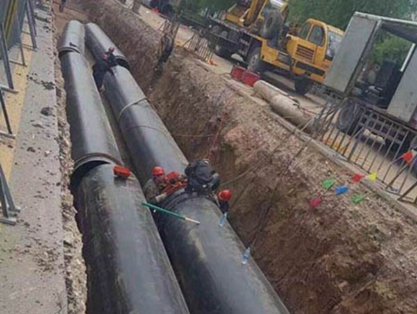 防腐直缝钢管应用在山东排水管道工程